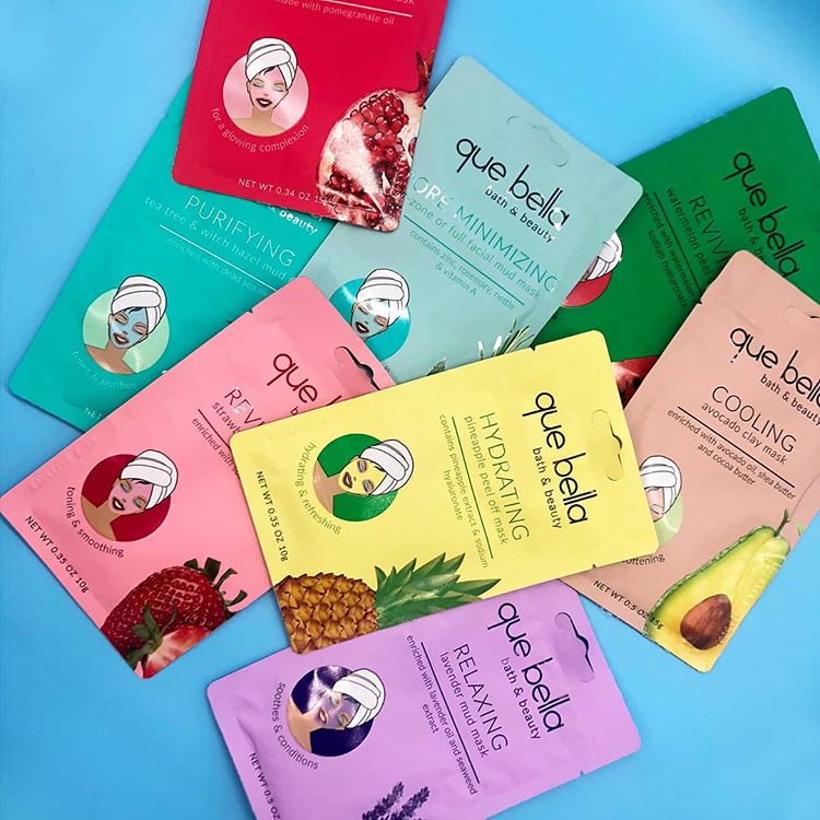 Que bella beauty face masks